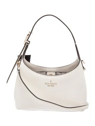 Pre-owned Kate Spade Leather Top Handle Bag W/ Tags In Neutral