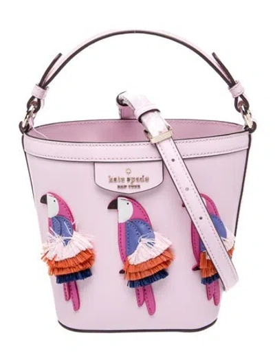 Pre-owned Kate Spade Leather Top Handle Bag W/ Tags In Pink