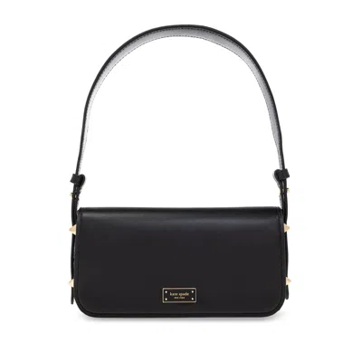 Kate Spade Leather Tote Bag In Black