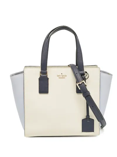Pre-owned Kate Spade Leather Tote Bag In Neutral