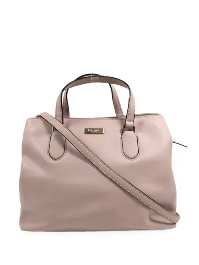 Pre-owned Kate Spade Leather Tote Bag In Neutral