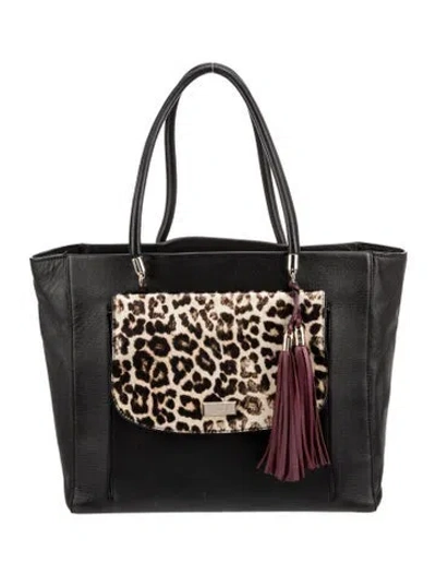 Pre-owned Kate Spade Leather Tote In Black
