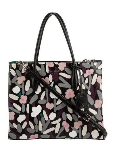 Pre-owned Kate Spade Leather Tote In Black