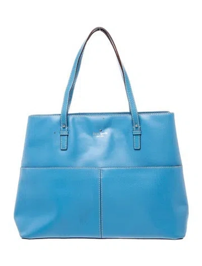 Pre-owned Kate Spade Leather Tote In Black