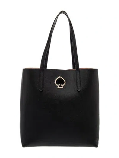 Pre-owned Kate Spade Leather Tote In Black