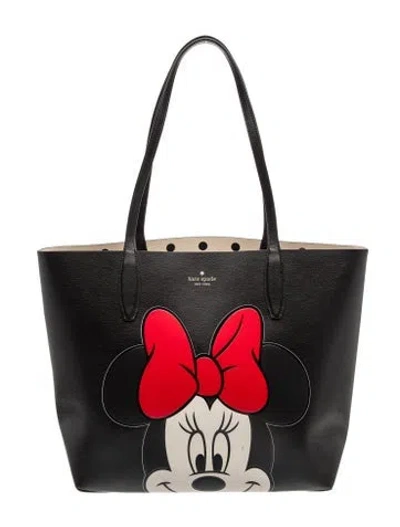 Pre-owned Kate Spade Leather Tote In Black
