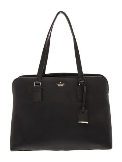 Pre-owned Kate Spade Leather Tote In Black