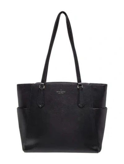 Pre-owned Kate Spade Leather Tote In Black