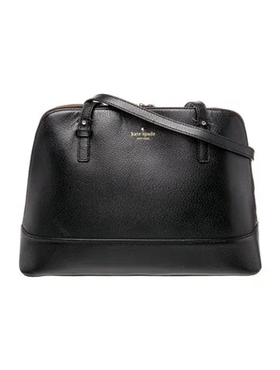 Pre-owned Kate Spade Leather Tote In Black