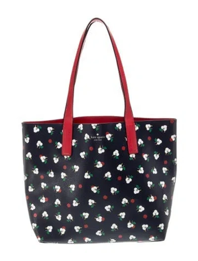 Pre-owned Kate Spade Leather Tote In Blue