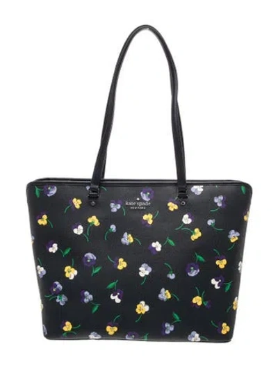 Pre-owned Kate Spade Leather Tote In Blue