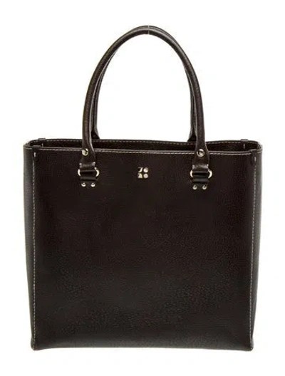 Pre-owned Kate Spade Leather Tote In Brown