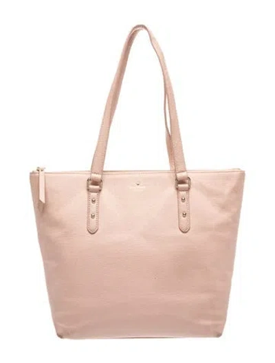 Pre-owned Kate Spade Leather Tote In Brown