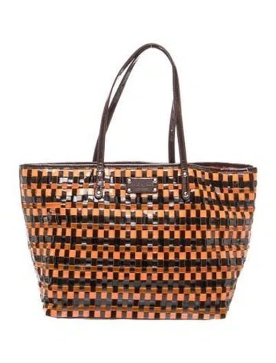 Pre-owned Kate Spade Leather Tote In Brown