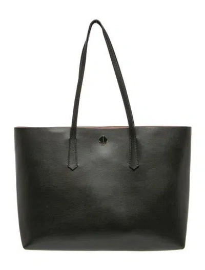 Pre-owned Kate Spade Leather Tote In Green
