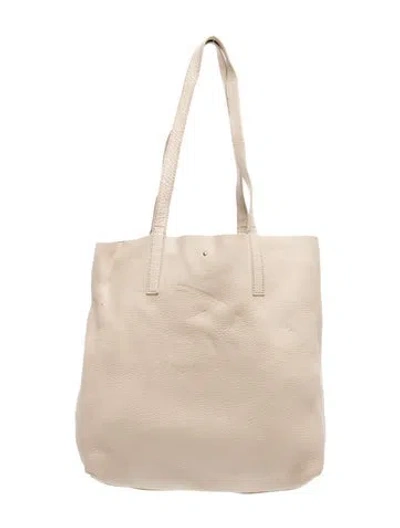 Pre-owned Kate Spade Leather Tote In Neutral