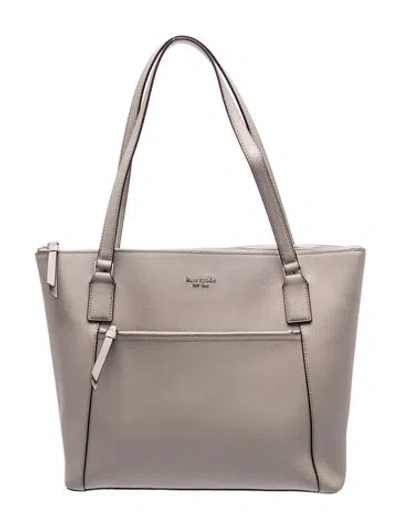 Pre-owned Kate Spade Leather Tote In Neutral