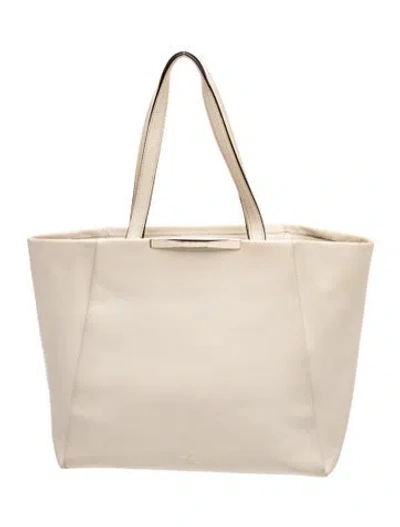 Pre-owned Kate Spade Leather Tote In Neutral