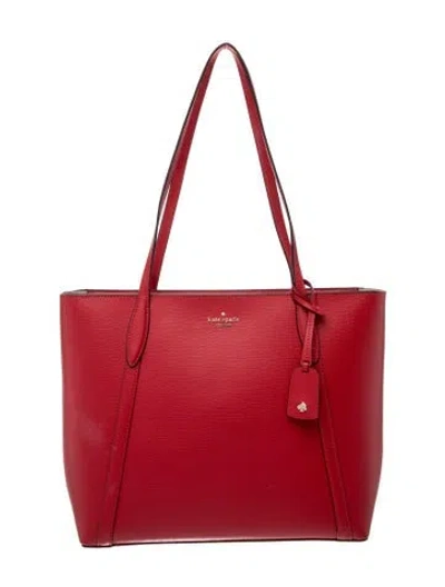 Pre-owned Kate Spade Leather Tote In Pink