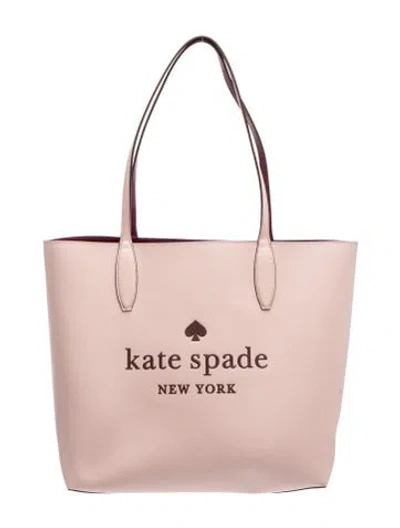 Pre-owned Kate Spade Leather Tote In Pink