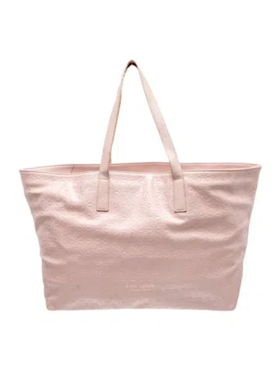 Pre-owned Kate Spade Leather Tote In Pink
