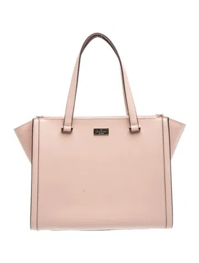 Pre-owned Kate Spade Leather Tote In Pink