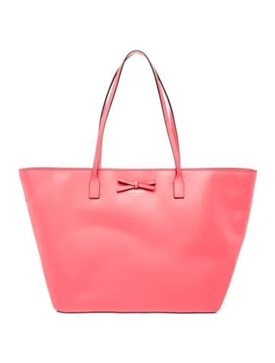 Pre-owned Kate Spade Leather Tote In Pink
