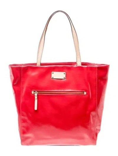 Pre-owned Kate Spade Leather Tote In Red