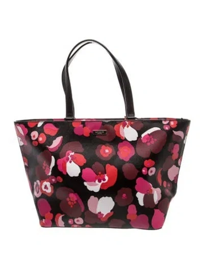 Pre-owned Kate Spade Leather Tote In Red