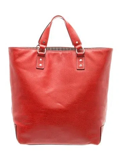 Pre-owned Kate Spade Leather Tote In Red