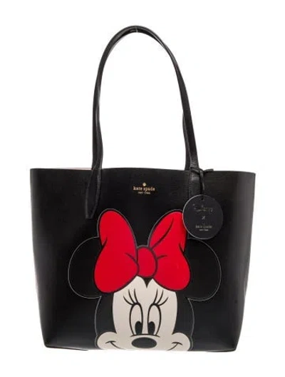 Pre-owned Kate Spade Leather Tote W/ Tags In Black