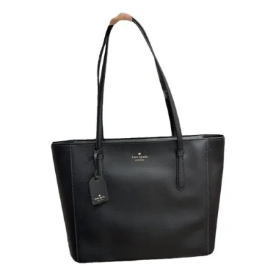Pre-owned Kate Spade Leather Travel Bag In Black