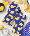 Kate Spade Lemon Party Collection In Navy Blue,yellow