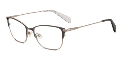 Kate Spade Lidia 2/g/t Asian Fit 09q Women's Glasses Brown Size 54 - Free Lenses - Blue Light Block Available In Gold