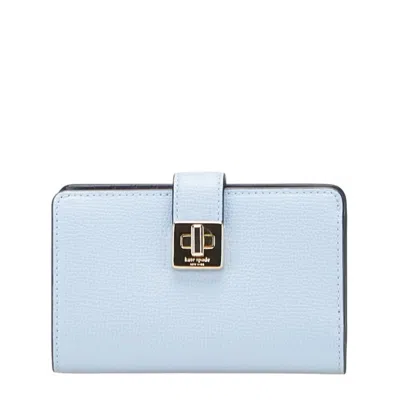 Pre-owned Kate Spade Light Blue Leather Wallet (bi-fold) ()