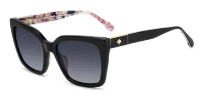 Kate Spade Lilah 2/g/s Asian Fit 2tb/9o Women's Sunglasses Black Size 55