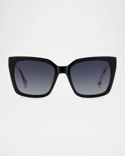 KATE SPADE LILAH SQUARE ACETATE SUNGLASSES