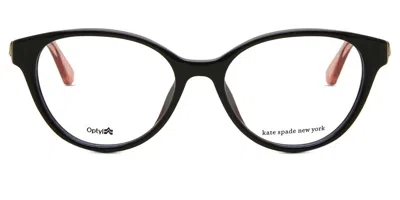 Kate Spade Liliana 807 Occhiali Da Vista Neri Per Donna (solo Montatura) In Black