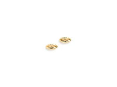 Kate Spade Lips Lip Studs In Gold