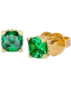 KATE SPADE LITTLE LUXURIES PAVE & CRYSTAL SQUARE STUD EARRINGS