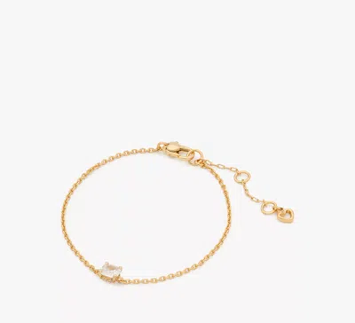 Kate Spade Little Luxuries Solitaire Bracelet In Gold