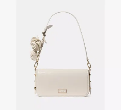 Kate Spade Liv Crinkle Patent Shoulder Bag In Brown