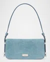 Kate Spade Liv Denim Suede Shoulder Bag