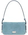 Kate Spade Liv Denim Suede Shoulder Bag