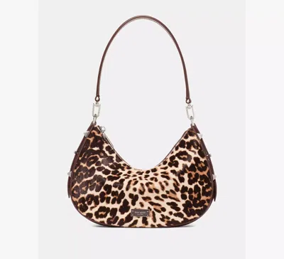 Kate Spade Liv Downtown Haircalf Shoulder Bag In Brown