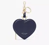 Kate Spade New York Liv Smooth Leather Heart Coin Purse In Parisian Navy