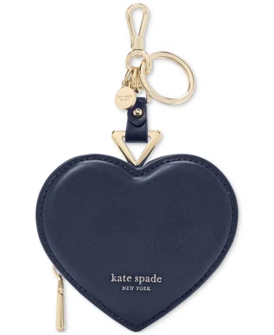 Kate Spade Liv Heart Coin Purse In Blue