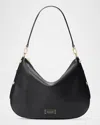 Kate Spade Liv Large Pebbled Leather Hobo Bag In Black