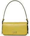 Kate Spade Liv Leather Shoulder Bag In Green