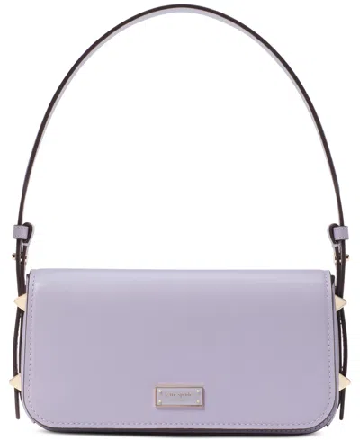 Kate Spade Liv Leather Shoulder Bag In Lavender Cream